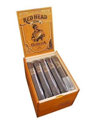 Gurkha Cafe Tabac Red Head Cherry Robusto - 5 x 52 (5 Pack)