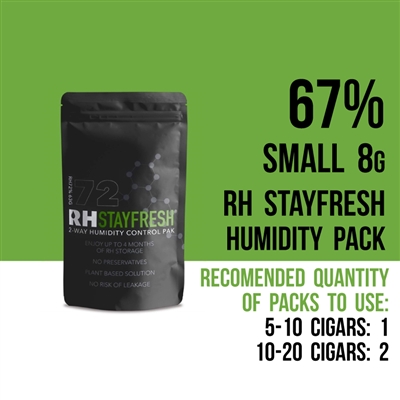 RH Stayfresh 67% 8 g Humidifier Packs