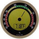 Western Caliber 4R Silver Digital Hygrometer