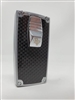 Rocky Patel Double Flame Nero Lighter - Chrome and Black Carbon Fiber Plate