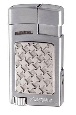 Xikar Forte Single Soft Flame Lighter - Silver