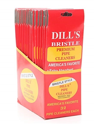 Dills 6" Bristle Pipe Cleaner (20 Packs of 32)