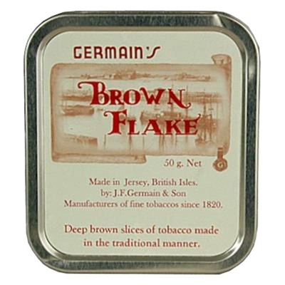 Germain Brown Flake Pipe Tobacco 1.75 oz