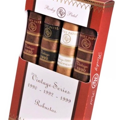 Rocky Patel Vintage 4 Robusto Sampler (2 - 1990, 1 - 1992, and 1 - 1999)