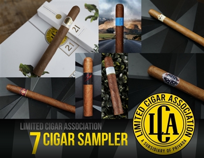 Limited Cigar Association 10 Cigar Sampler (Includes 1 of Each Ano Viejo by Kafie Lancero, Cigar1 Cream Brazilian Mata Fina Toro, Cigar1 Rose Ecuadorian Habano Sungrown Rosado Toro, Kafie 1901 Grey Wolf Lonsdale, Reserva Vintage 2021 by CLE Lonsdale, M...