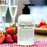 Champagne & Strawberries - Aloe Vera Body Lotion 8oz - 6 pack