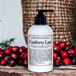 Cranberry Lane - Sheabutter Body Lotion 8oz -  6 pack