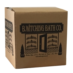 B.Witching Logo Box 6X6X6 Brown Kraft