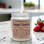 Champagne & Strawberries - Soy Wax Candles 9oz - 6 Pack