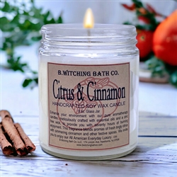 Citrus & Cinnamon - Soy Wax Candles 9oz - 6 Pack