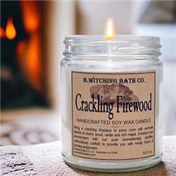 Crackling Firewood - Soy Wax Candles 9oz - 6 Pack