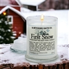 First Snow - Apothecary Soy Wax Candles 8oz - 6 Pack