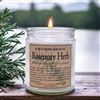 Rosemary Herb - Soy Wax Candles 9oz - 6 Pack
