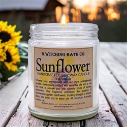 Sunflower - Soy Wax Candles 9oz - 6 Pack