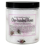 One-hundred Roses  - Dead Sea Bath Soak Jar 16oz. - 4 pack