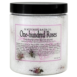 One-hundred Roses  - Dead Sea Bath Soak Jar 16oz. - 4 pack