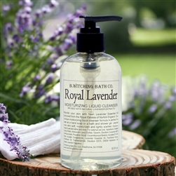 Royal Lavender  - Moisturizing Liquid Cleansers 8oz. - 6 pack
