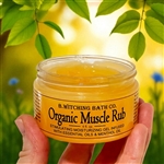Organic Muscle Rub 4oz  - 6 pack