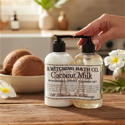 Coconut Milk Lotion & Cleanser Banded Set - 4pack
