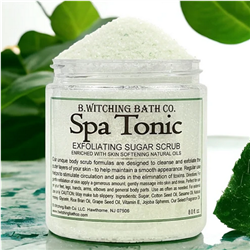Spa Tonic - Exfoliating Sugar Scrubs 8oz - 6 pack