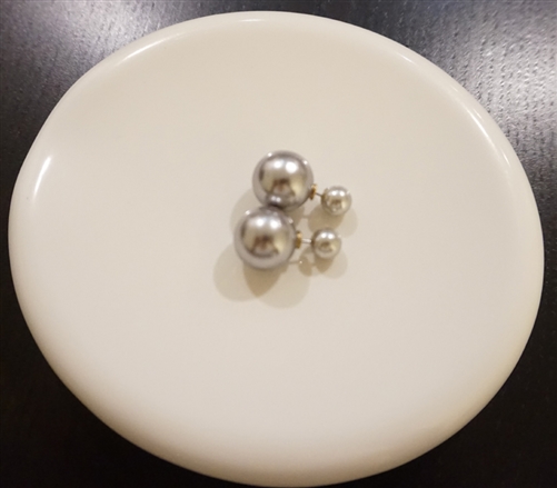 Dark Big Both Pearl Earring