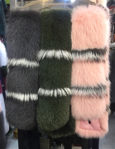 (Pre-Order) Line Finland Saga Fox Fur (Gray/Green/Pink) (will ship within 1~2 weeks)