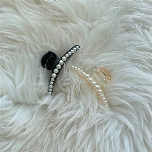 Pearl Pin Set (Black+Clear 1 Set) (will ship within 1~2 weeks later)