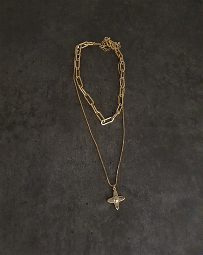 Loui Necklace (Gold/Silver) (will ship within 1~2 weeks later)