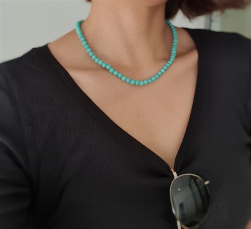 Mint Jade Necklace (will ship within 1~2 weeks later)