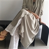 Beige Shirring Trench Dress (will ship within 1~2 weeks)