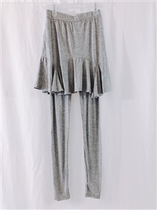 (Event; Final Sale) Gray Skirt Leggings 112