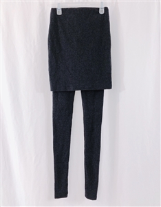 (Event; Final Sale) Charcoal Short Thick Kimo Skirt Leggings 120