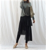 Luxury Unbalanced Chiffon Skirt Leggings (will ship within 1~2 weeks)