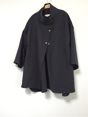 Navy Turtle Neck Jacket