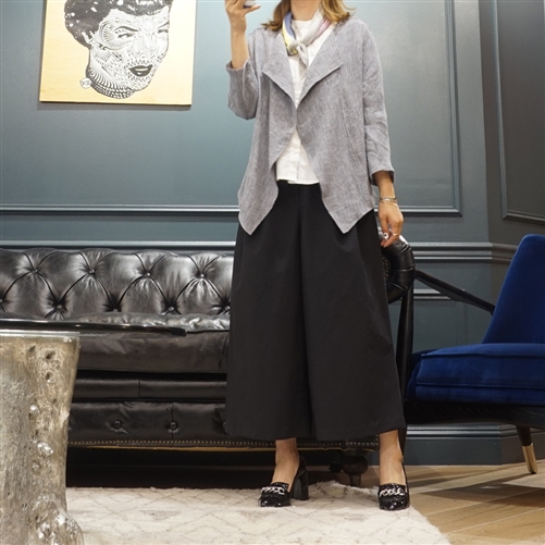 (2nd Reorder) SkyBlue Linen Line Jacket