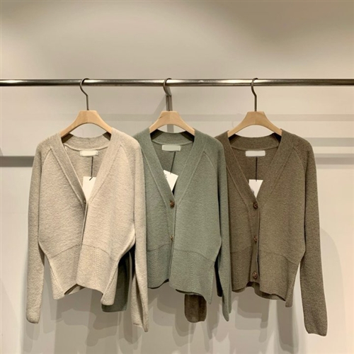 Philip Cardigan (Brown/Khaki) (will ship within 1~2 weeks)