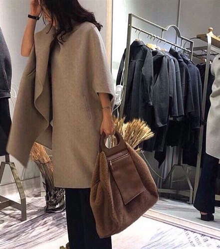 Cashmere 50 Cape Coat (will ship within 1~2 weeks)