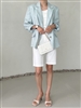 Blue Verni Linen Jacket (will ship within 1~2 weeks)