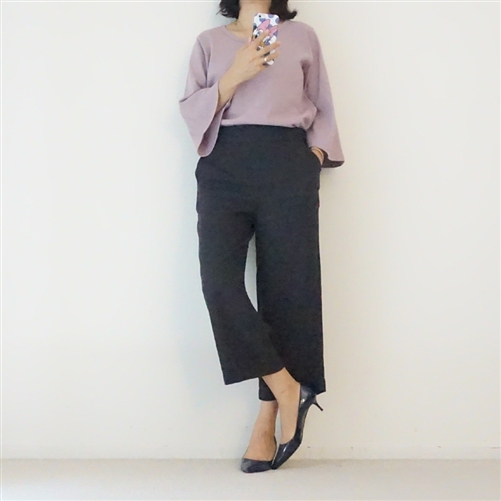 (2nd Reorder) Charcoal Formal Wide Pants (Free)