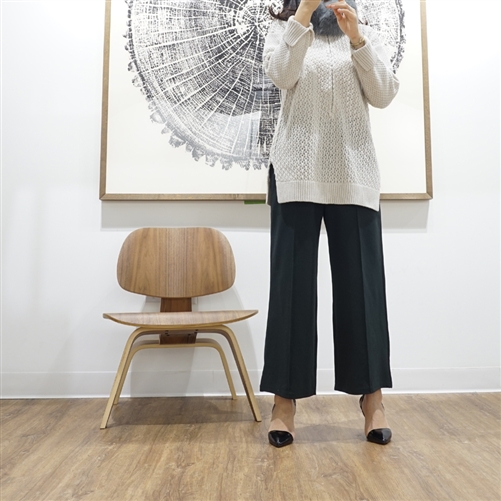 (Best; 3rd Reorder) Dark Green Line Formal Pants