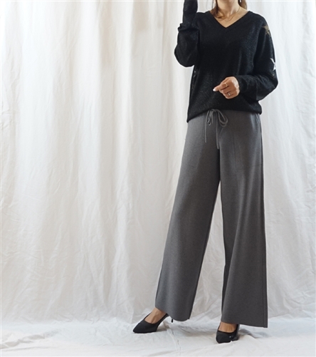 (Big Sale) Gray Cashmere Knit Pants (will ship within 1~2 weeks)
