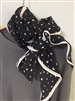 (Best; 4th Reorder) Black Triangle Silk 100 Scarf