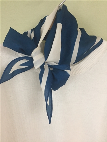 (Pre-Order) Blue Blocked Scarf (will ship within 1~2 weeks)