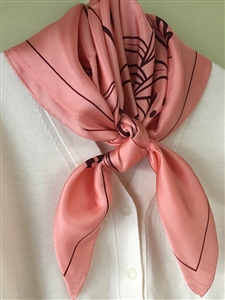 (Pre-Order) Pink Nature Silk 100 Scarf (will ship within 1~2 weeks)