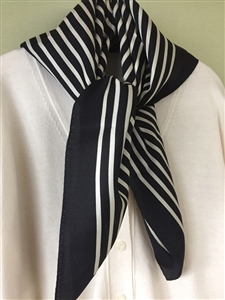 (Pre-Order) Line Silk 100 Scarf (will ship within 1~2 weeks)