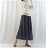 (Best; 3rd Reorder) Blue Luxury Print Skirt