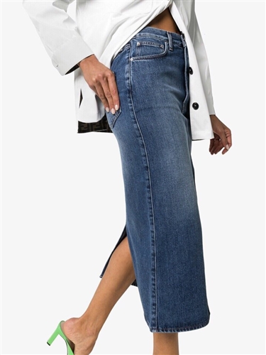 Toteme Style Back Slit H Line Denim Skirt (55/66) (will ship within 1~2 weeks)