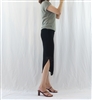 Side Vent Knit Skirt (Brick/Black/Ivory/Beige) (will ship within 1~2 weeks)