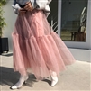 Cha Skirt (Black/Gray/Pink) (will ship within 1~2 weeks)