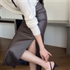 Balen Vegan Skirt (Black/Brown/Cream) (55/66) (will ship within 1~2 weeks)